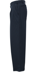 Tanguero (4 plis) Marine rayé blanc