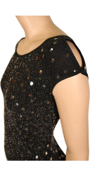 Robe lamé argent