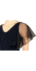 Robe Livia pailletée bleue