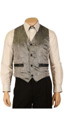 Gilet de costume gris argent