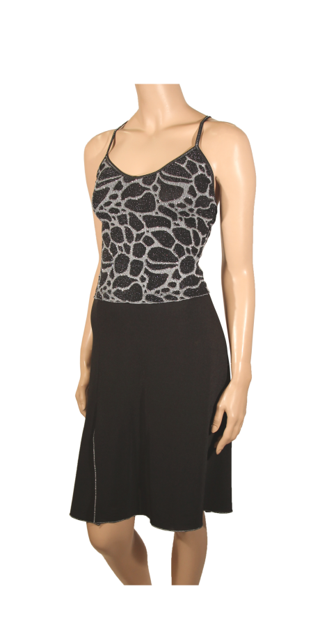 Robe Bailando lamée argent
