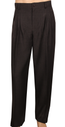 Tanguero (4 plis) Twill chambray gris foncé