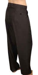 Tanguero (4 plis) Twill chambray gris foncé