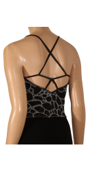 Robe Emocion argent et noir